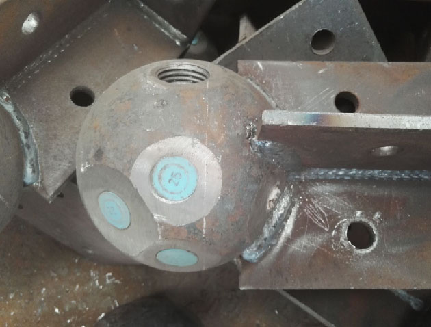 楚雄螺栓球球塞，网架配件